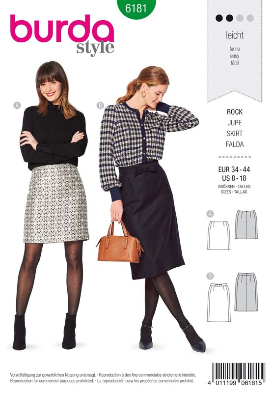 Patron jupe burda clearance