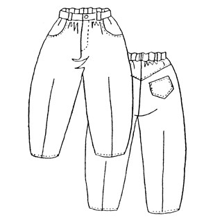 Patron Frégoli N°219 Pantalon 4 poches, tailles 4 à 10 ans - 4/10 Ans - 