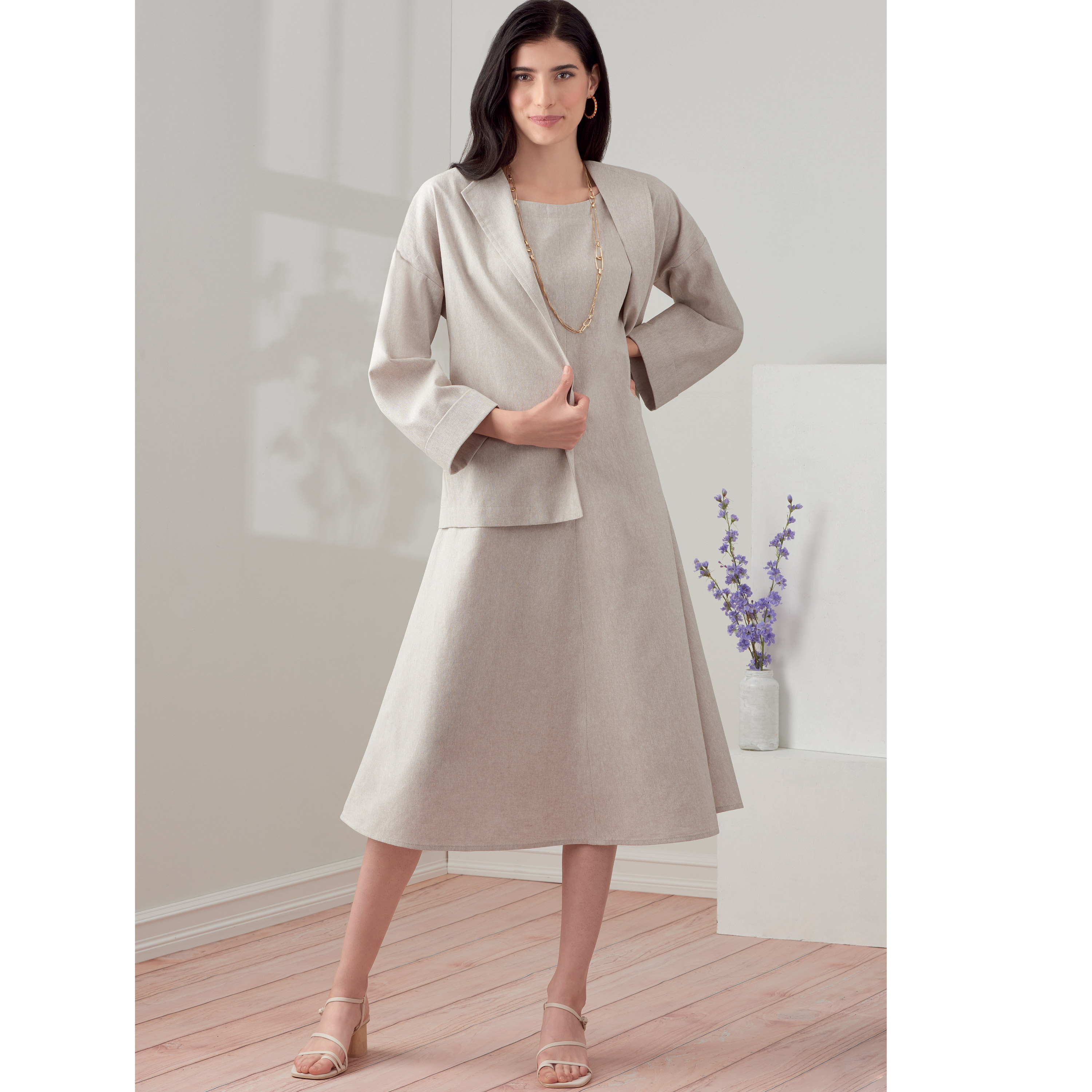 Patron Simplicity 9263 - Ensemble Robe, Veste et Top Femme du 34 au 52 (FR)