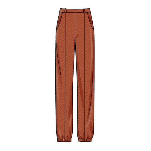 Patron Simplicity 9376 - Pantalon à enfiler pour femme 34 au 52 FR