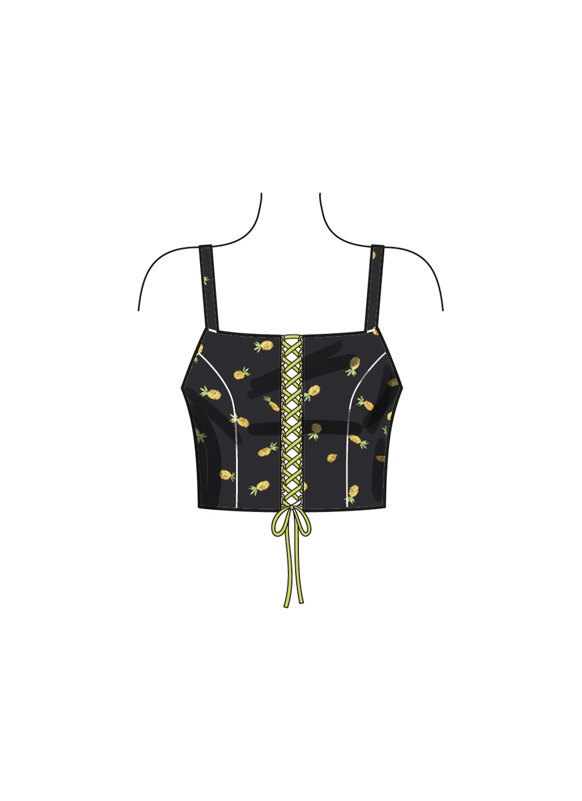 Patron New Look 6779 - Brassière et Pantalon pour Jeunes Femmes