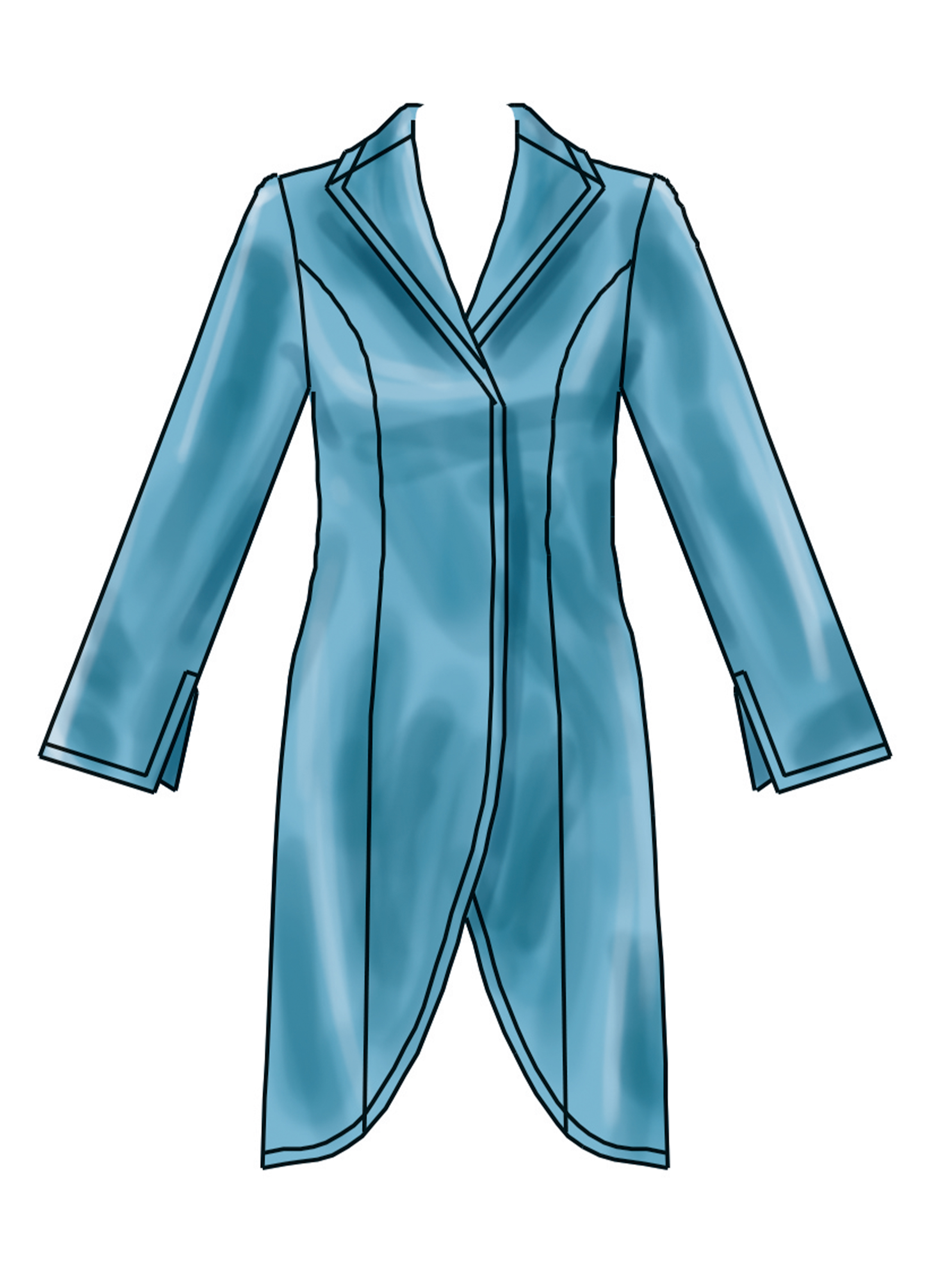 Patron New Look 6809 -  Veste, ceinture et robe