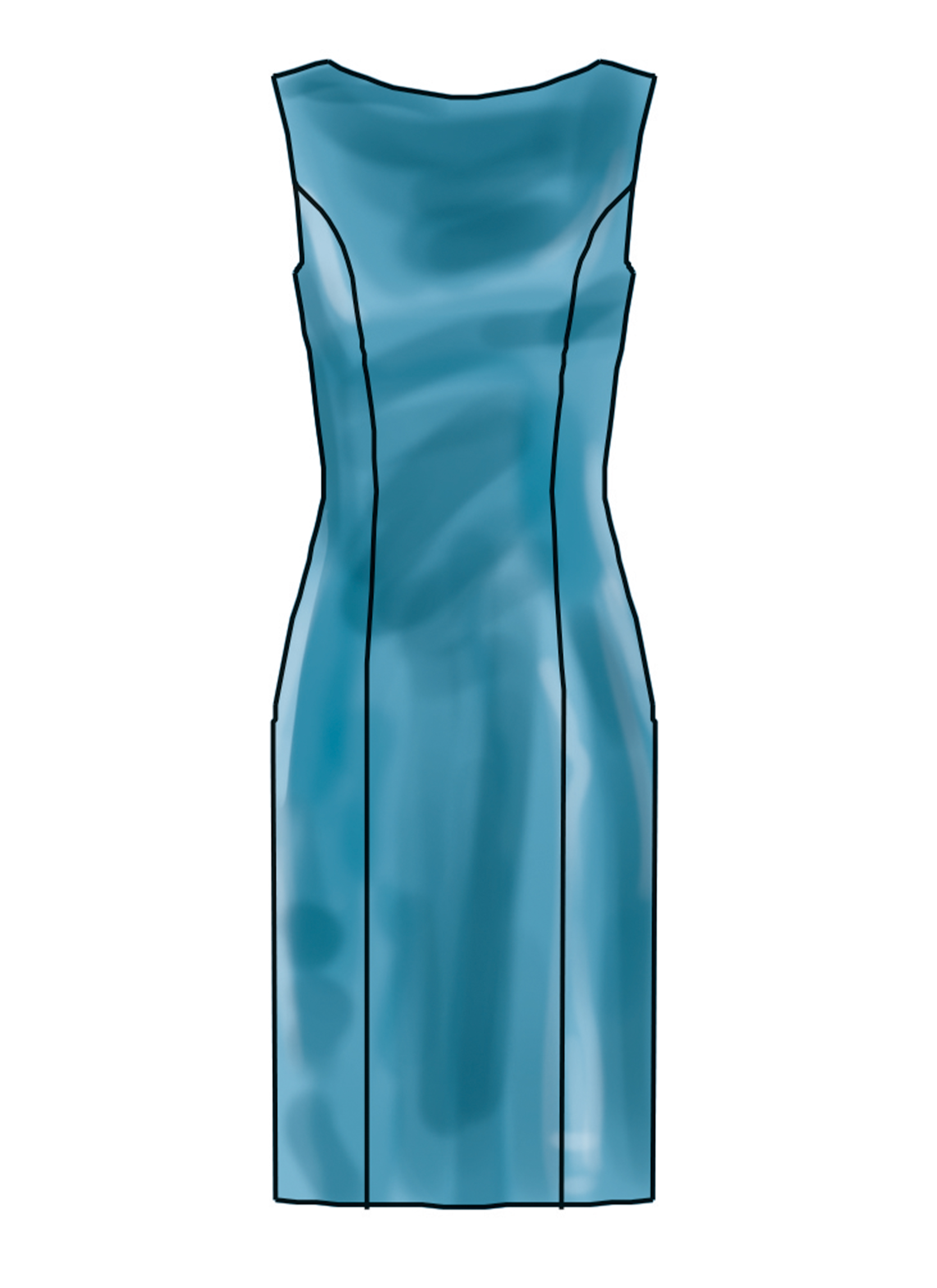 Patron New Look 6809 -  Veste, ceinture et robe