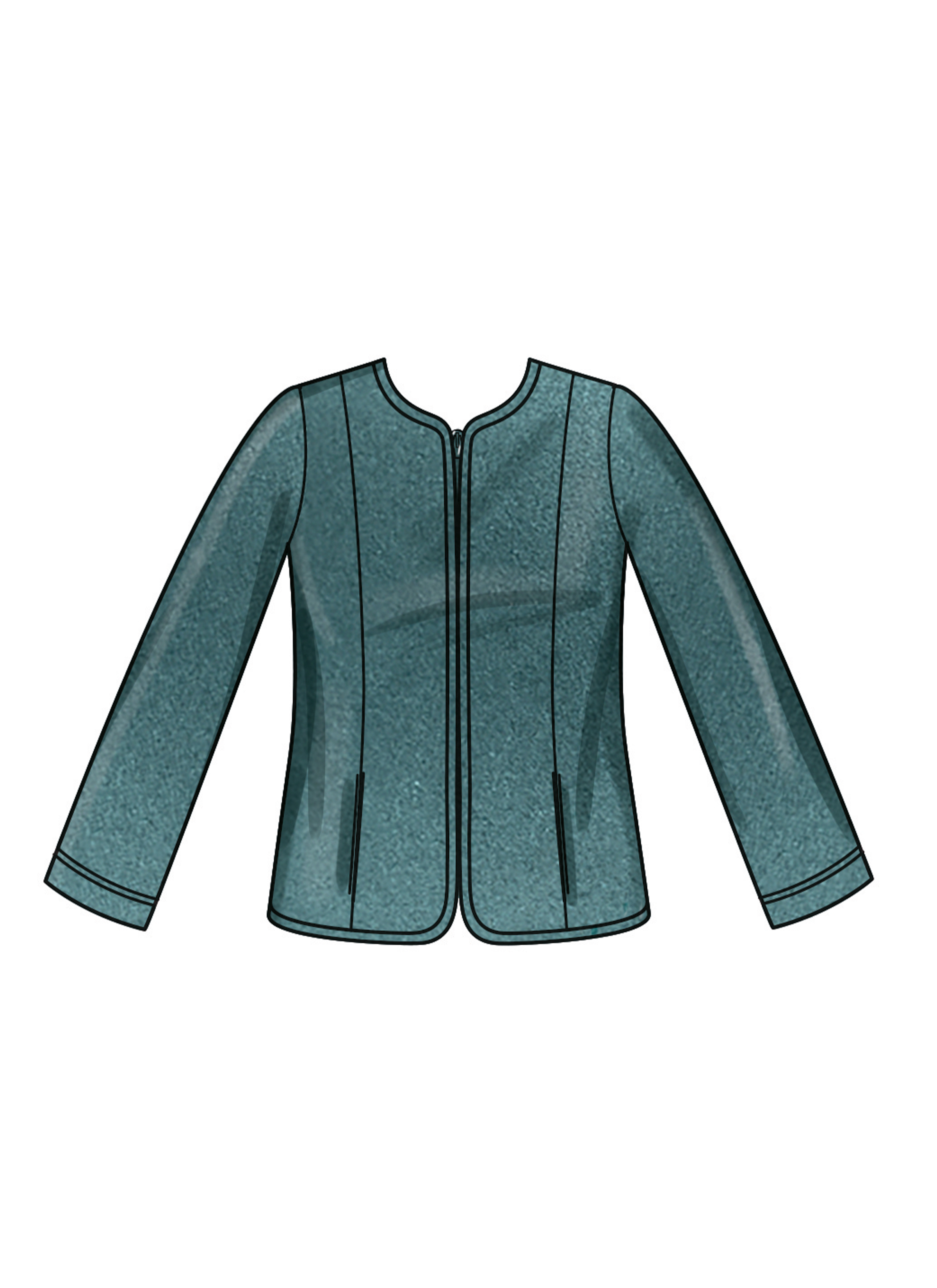 Patron New Look 6812 -  Veste et gilet