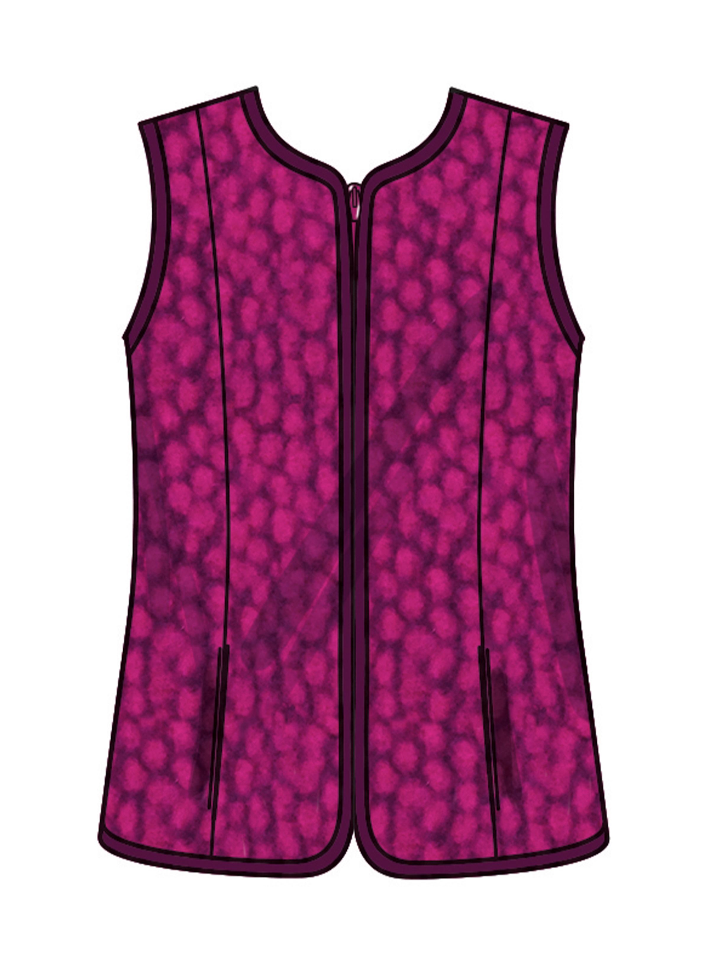 Patron New Look 6812 -  Veste et gilet