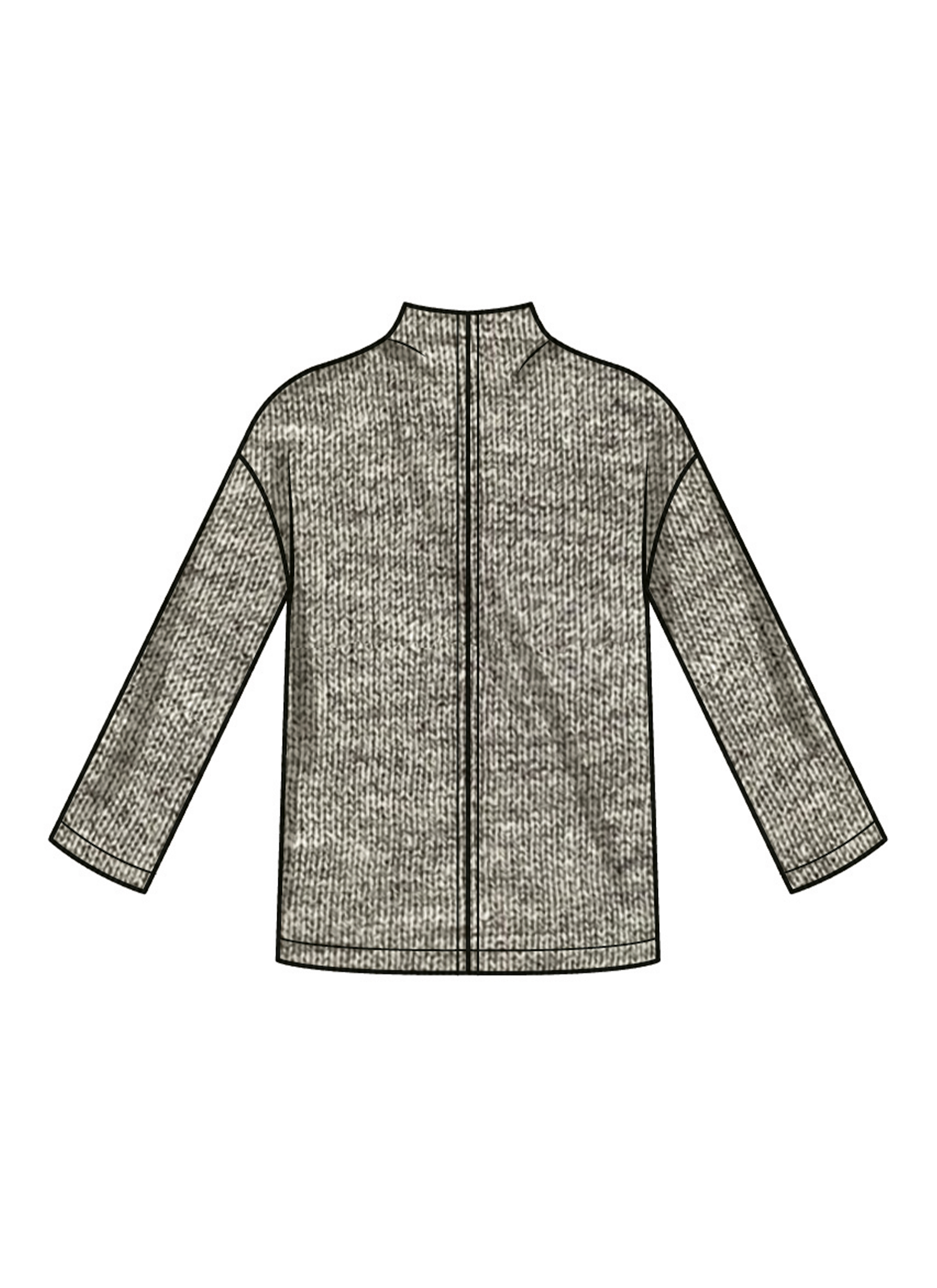 Patron New Look 6814 -  Hauts en maille et pantalon