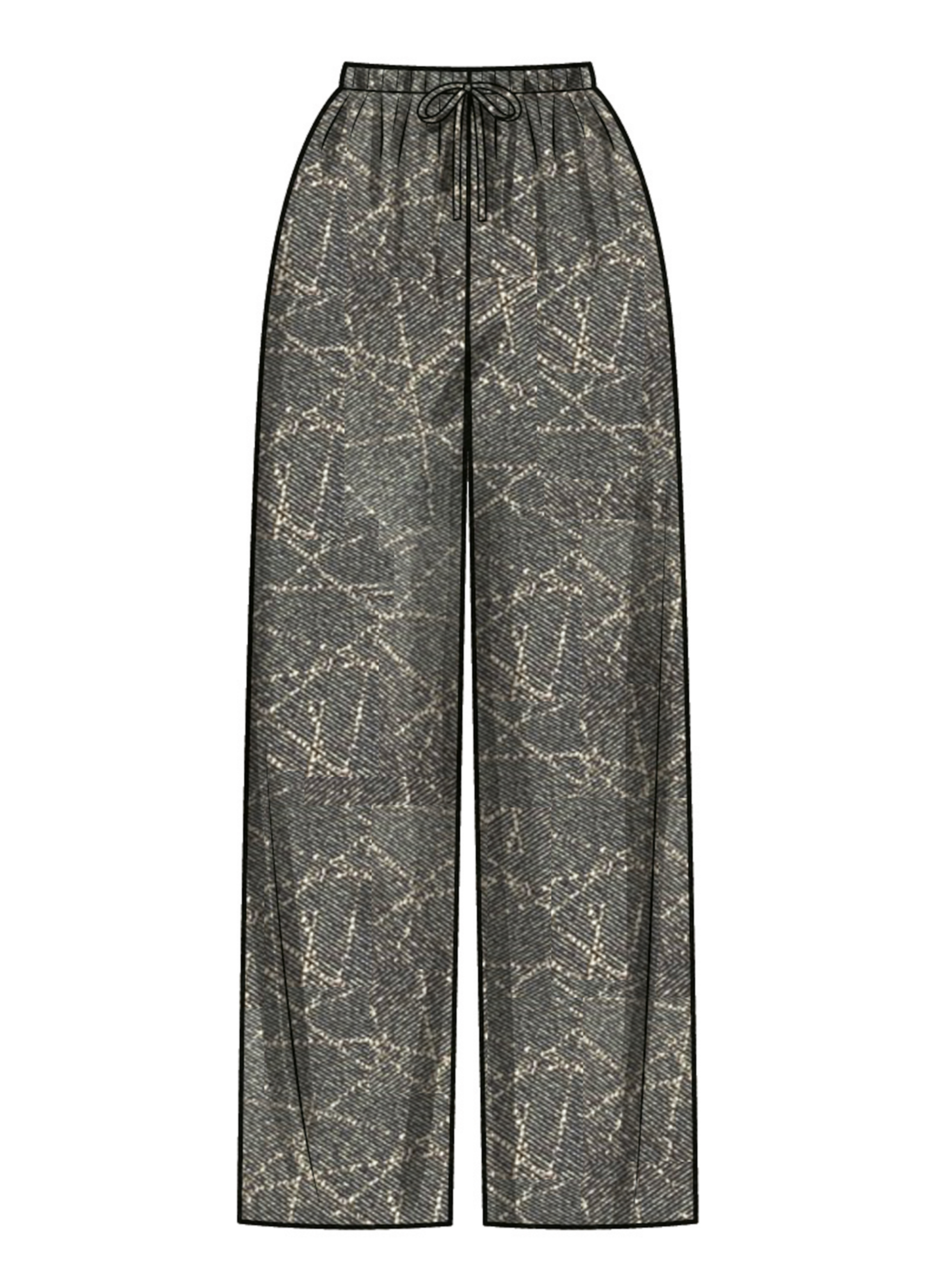 Patron New Look 6814 -  Hauts en maille et pantalon