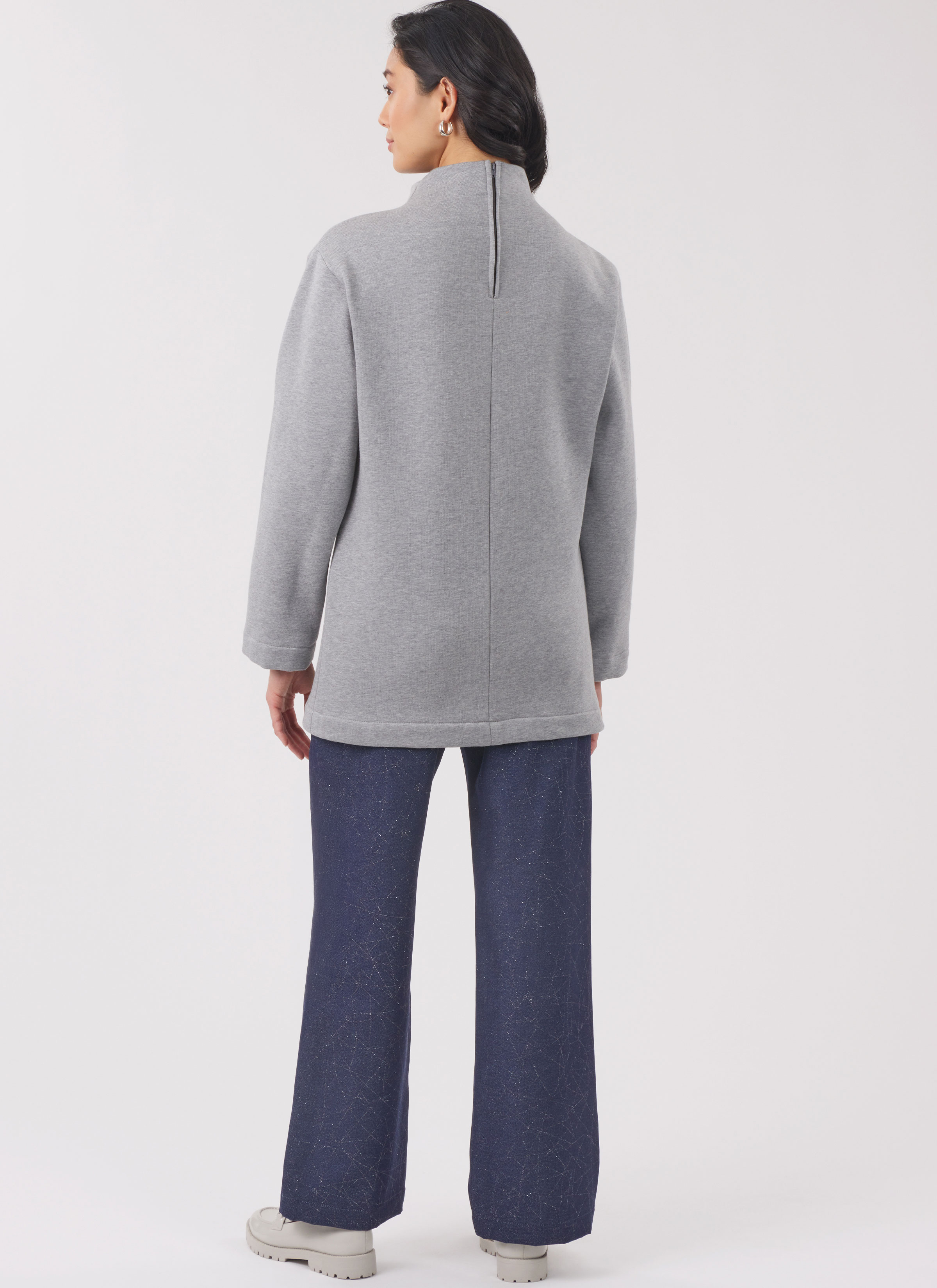 Patron New Look 6814 -  Hauts en maille et pantalon