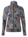 Patron Burda 6090- Veste sweat-shirt avec fermeture à glissière du 36 au 46
