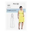 Patron Simplicity 9097 Robe et combinaison dos nu par Mimi G Style - du 34 au 52