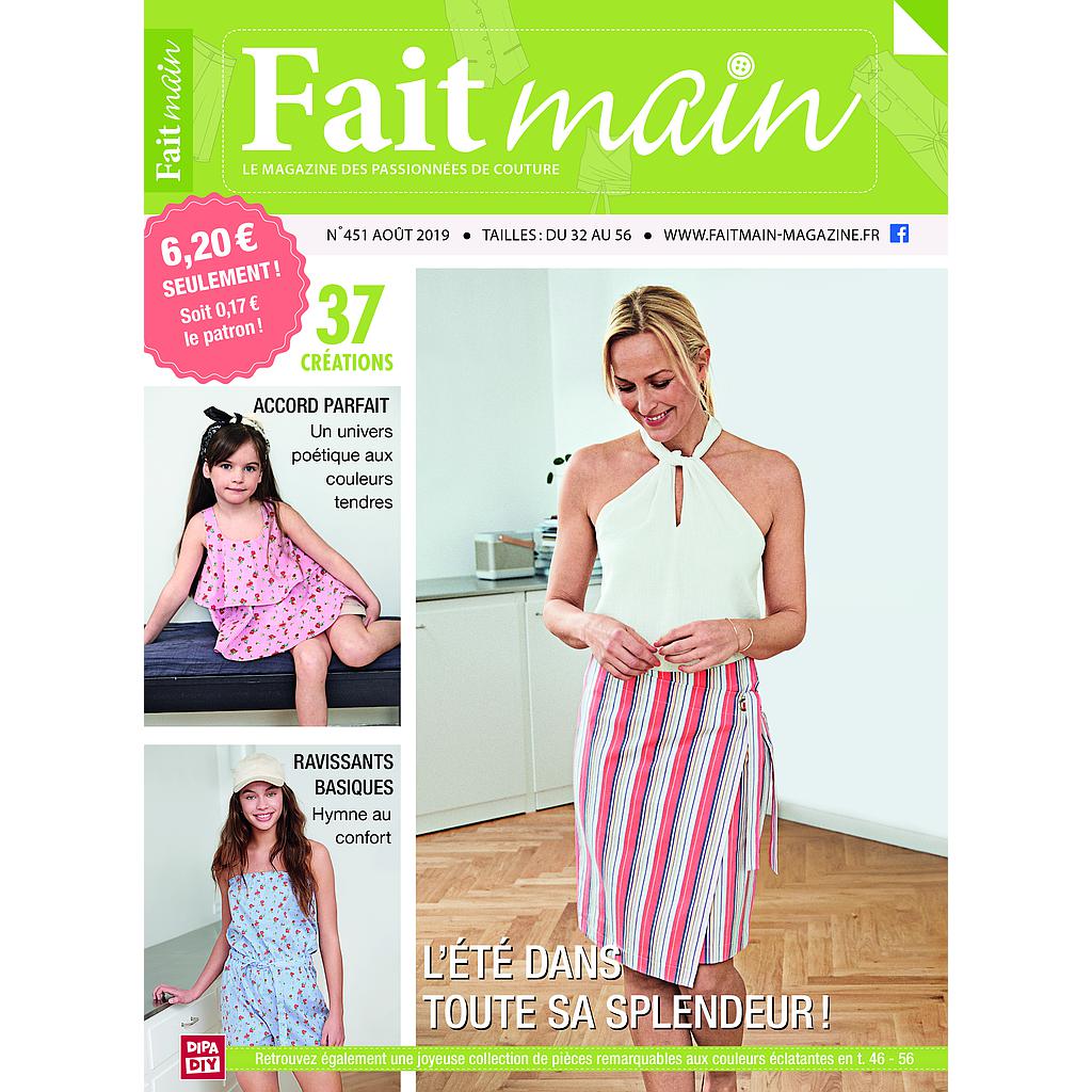 FAIT MAIN MENSUEL N° 451 - 08/ 2019