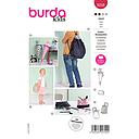 Patron Burda 9256 - Accessoires d'écoliers avec trousse et sac de sport 