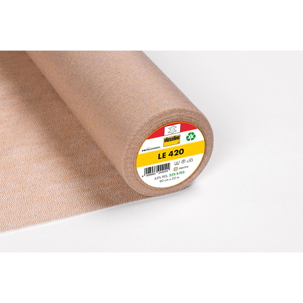 Vlieseline - LE420 - Entoilage pour cuir - Merino - 90 cm x 25m