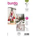 Patron Burda 5952 - Accessoires, calendrier de l'avent en forme de sapin