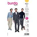 Patron Burda 5955 - Costume homme avec pantalon décontracté et veste classique du 48 au 58 (FR)
