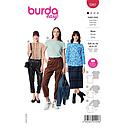Patron Burda 5961 - Blouse sobre avec pinces et encolure arrondie du 36 au 50 (FR)