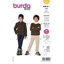 Patron Burda 9251 - Ensemble pull et pantalon douillets de 104 à 140 cm
