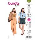Patron Burda 5912 - Pantalon et short décontractés du 34 au 44 (FR)