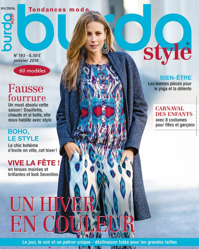 BURDA STYLE - N°193 - Un Hiver en couleur