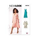 Patron New Look 6750 -  Robe portefeuille du 38 au 50 (FR)