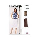 Patron New Look 6757 -  Haut en tricot du 36 à 48 (FR)