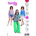 Patron Burda 5776 - Blouse tunique courte du 34 au 48 FR