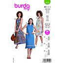 Patron Burda 5810 - Robe en popeline du 34 au 48 FR