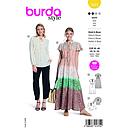 Patron Burda 5823 - Maxi- robe du 36 au 46 FR