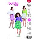Patron Burda 5832 - Jupe simple du 34 au 48 FR