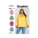 Patron Simplicity 9708 - Chemisier du 48 au 66 FR