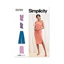 Patron Simplicity 9789 - Haut du 32 au 48 FR