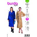 Patron Burda 5777 - Robe coupe en biais