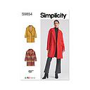 Patron Simplicity 9854 - Manteau doublé pour American Sewing Guild