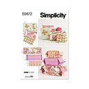 Patron Simplicity 9872 - Étuis à fermeture éclair