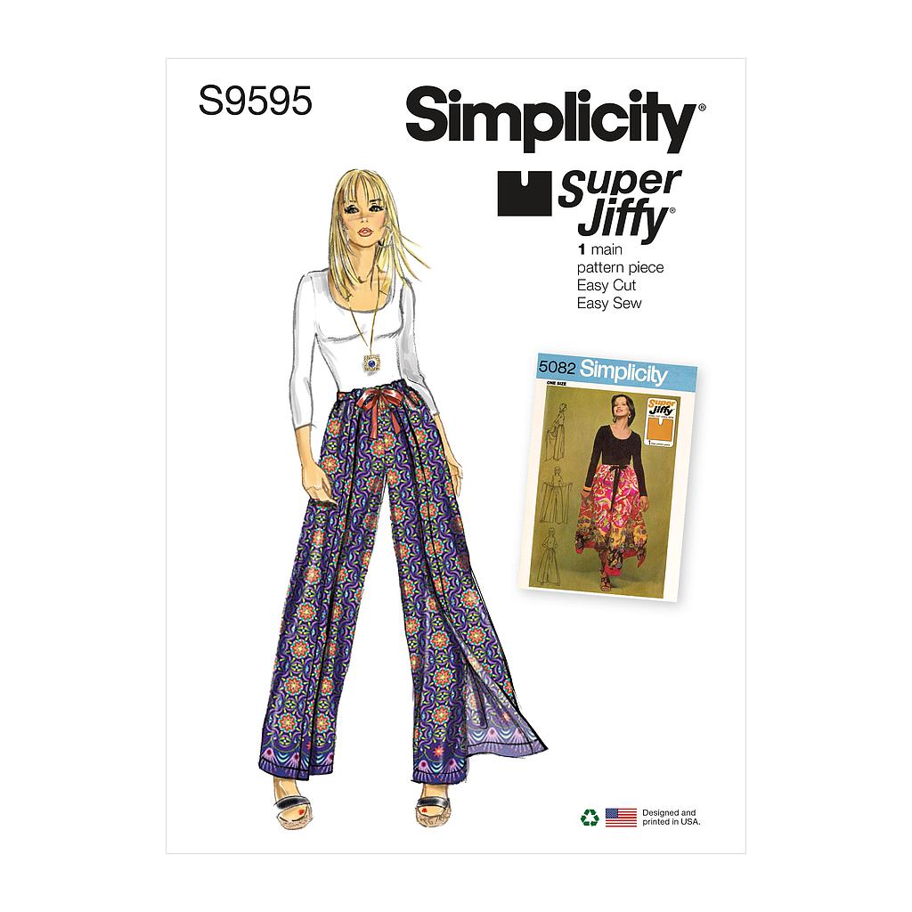 Patron Simplicity 9595 - Ensemble jupe et pantalon