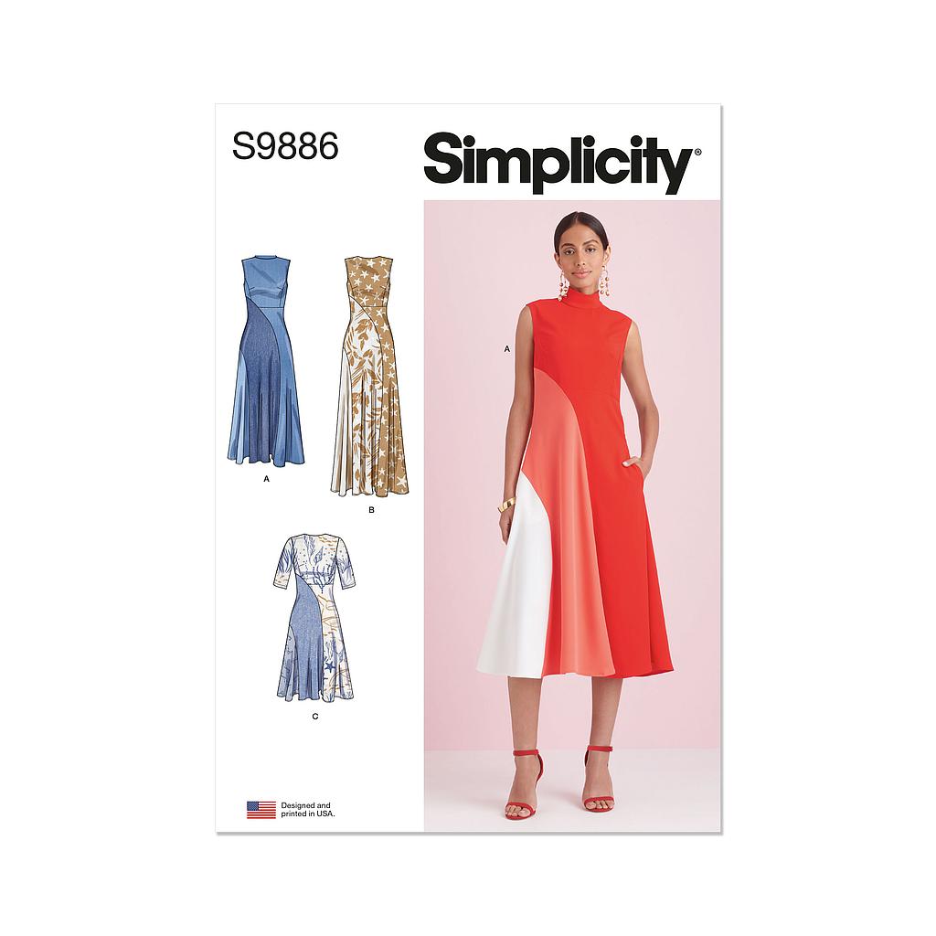 Patron Simplicity 9886 - Robe
