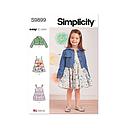 Patron Simplicity 9899 - Veste et robe pour bébé