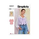 Patron Simplicity 9921 - Haut avec variations de manches