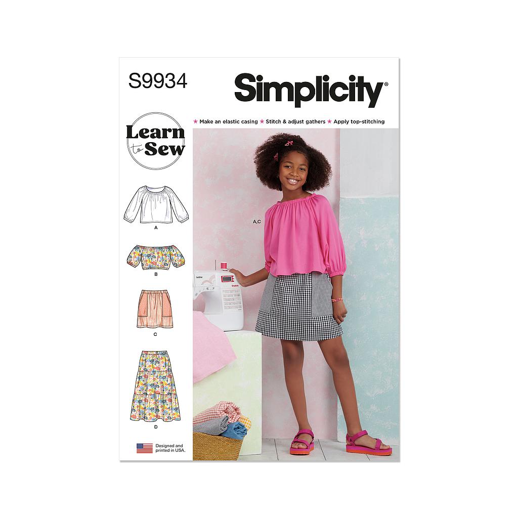 Patron Simplicity 9934 - Hauts et jupes