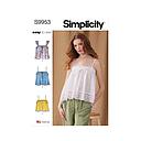 Patron Simplicity 9953 - Hauts pour femme