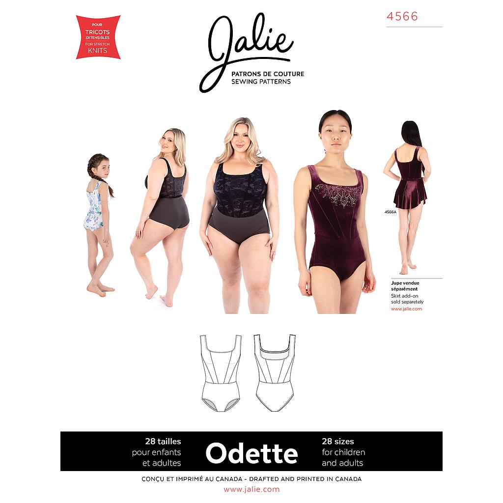 Patron Jalie 4566 - ODETTE - Justaucorps style corset
