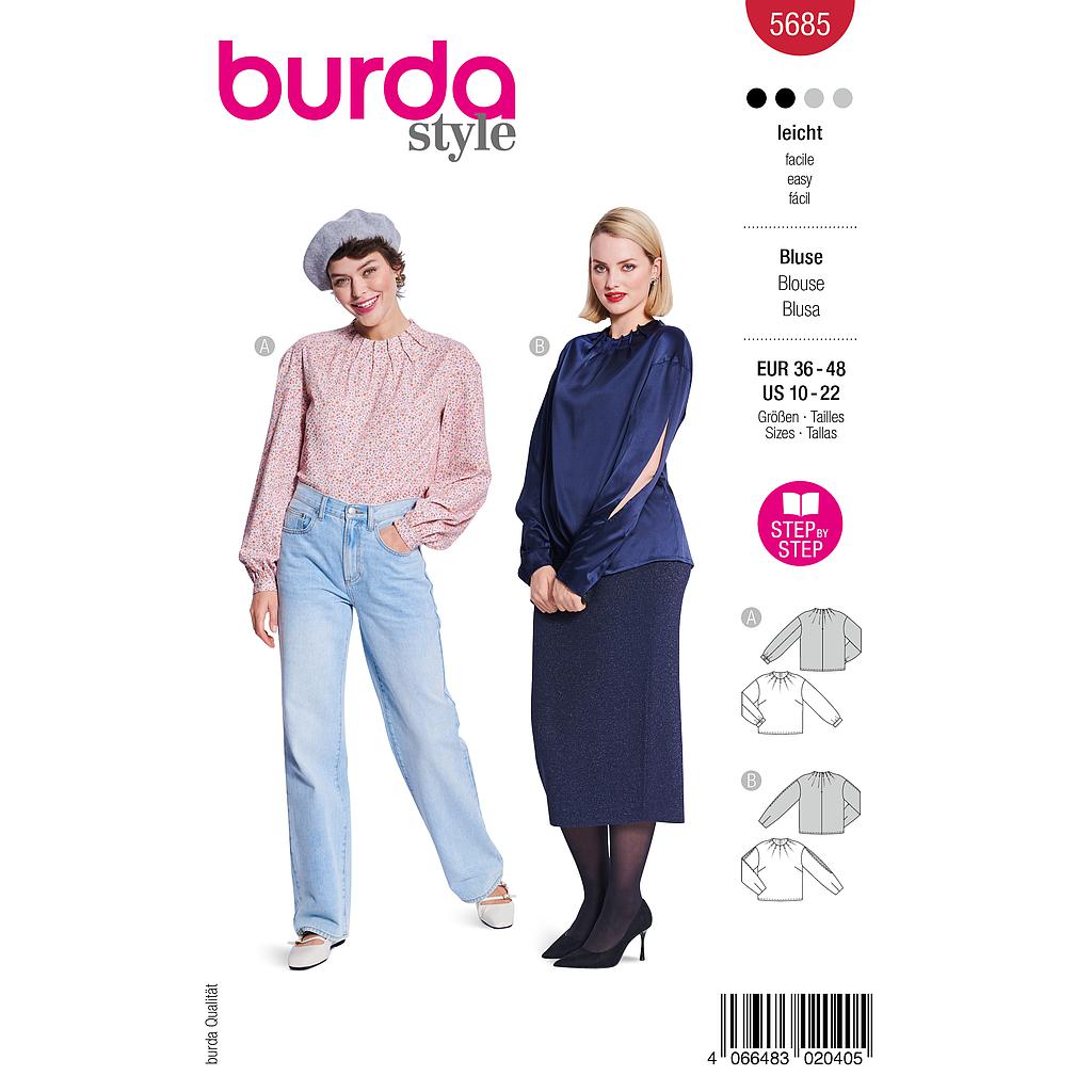 Patron Burda 5685 - Chemisier