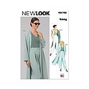 Patron New Look 6796 -  Manteau, haut et pantalon femme