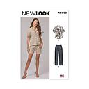 Patron New Look 6802 -  Chemises, pantalons et shorts femme