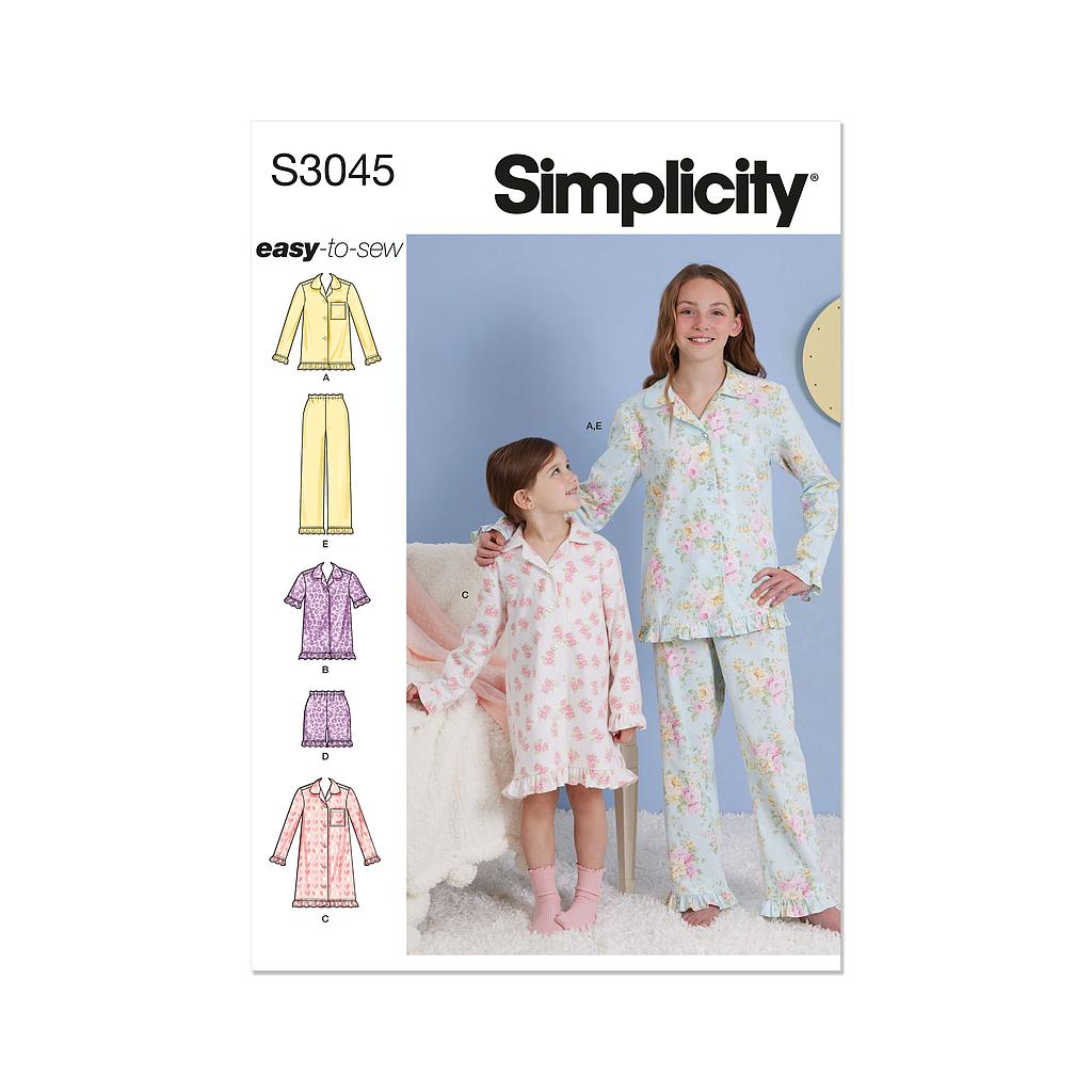 Hauts, Chemise Longue et Pantalon de Détente pour Enfants et Fillettes