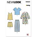 Patron New Look 6820 -  Tenue d'intérieur pour enfants