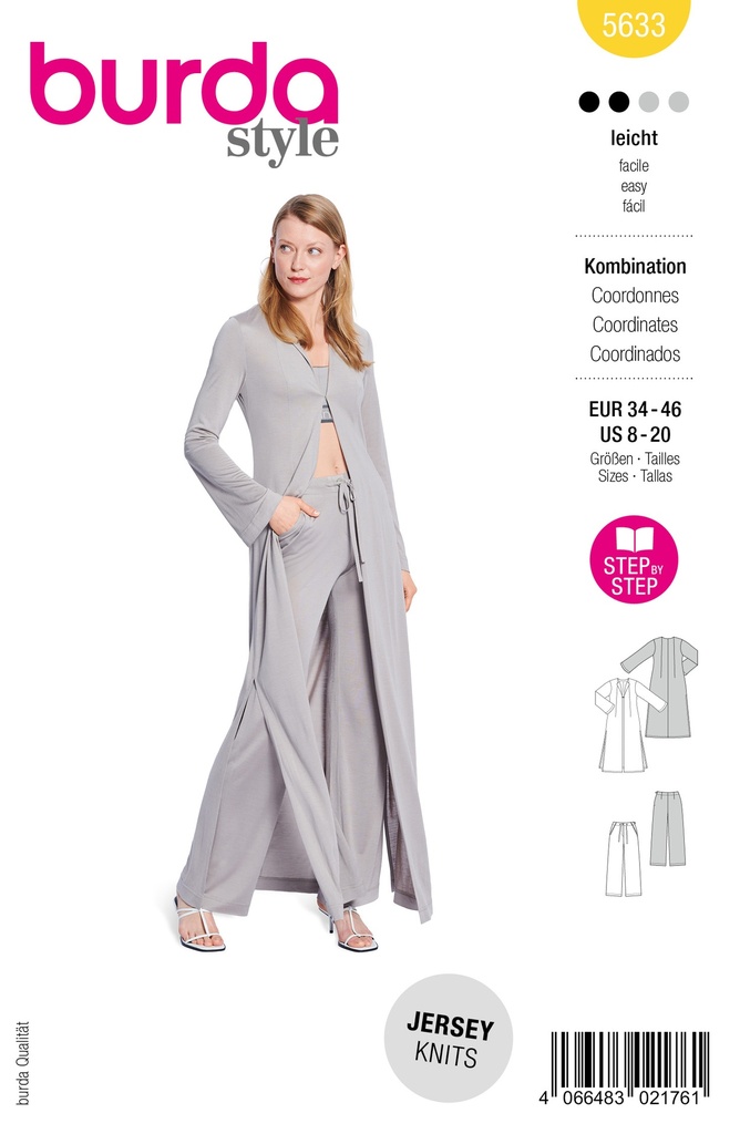Patron Burda 5633 - Veste et pantalon