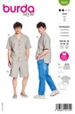 Patron Burda 5640 - Chemise et short