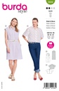 Patron Burda 5644 - Robe et chemisier 