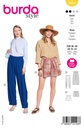Patron Burda 5654 - Pantalon